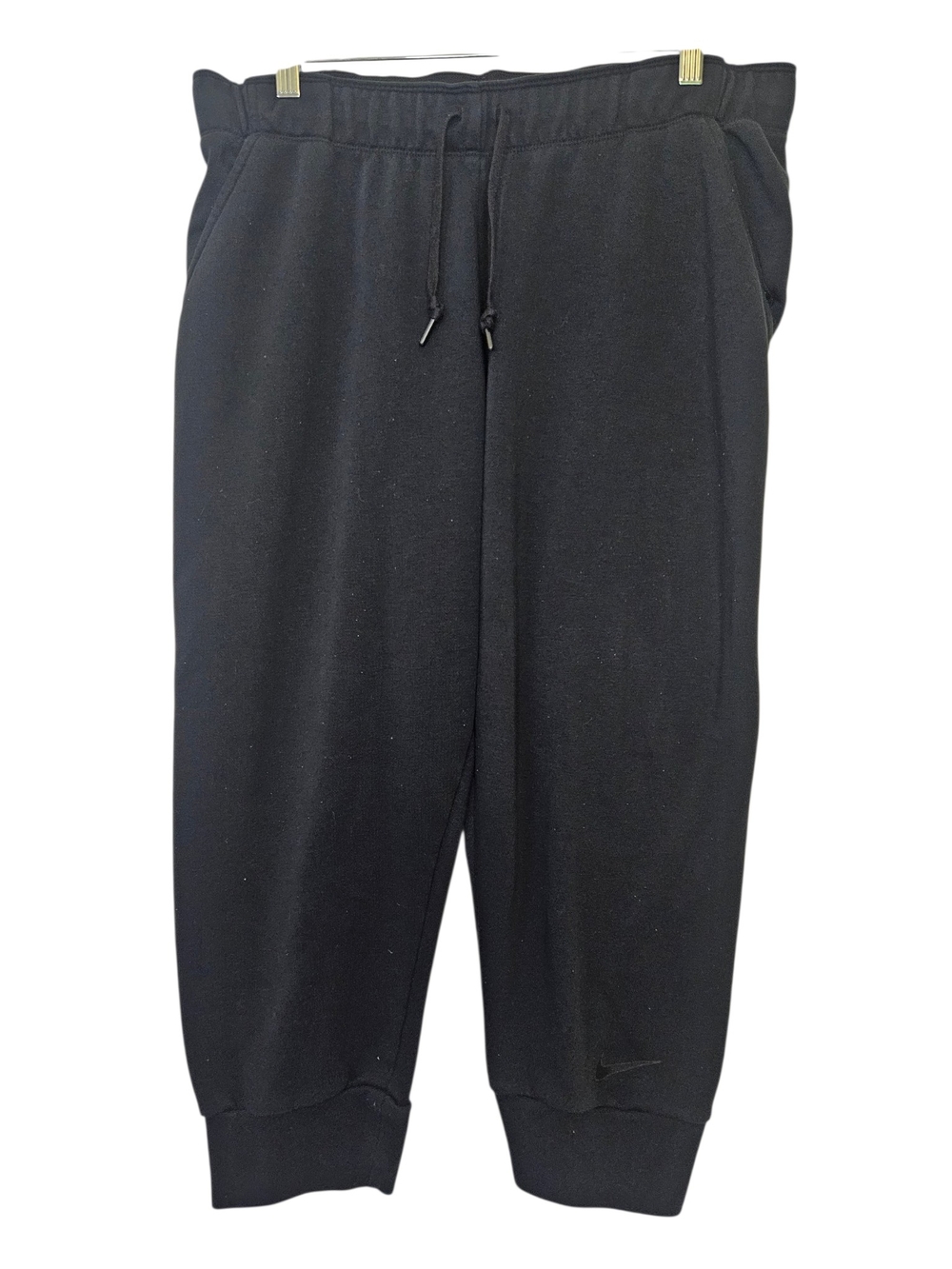 Nike Black Men's Jogger Sweatpants with Drawstring Athleisure Workout Sporty